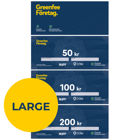 Greenfee Företag - Stora paketet