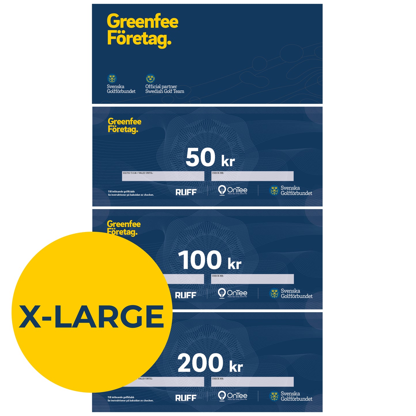 Greenfee Företag - Extra stora paketet