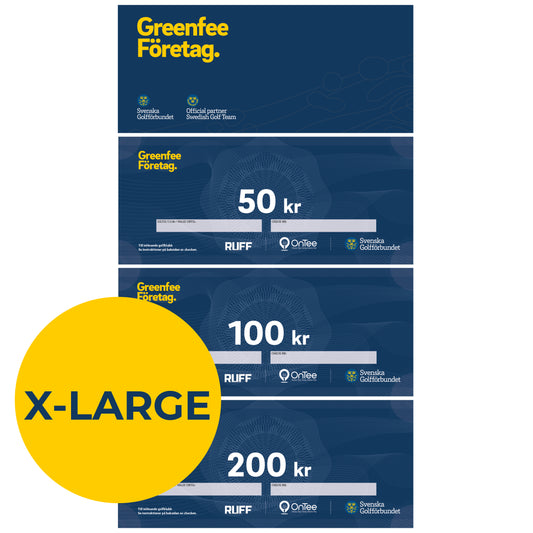 Greenfee Företag - Extra stora paketet