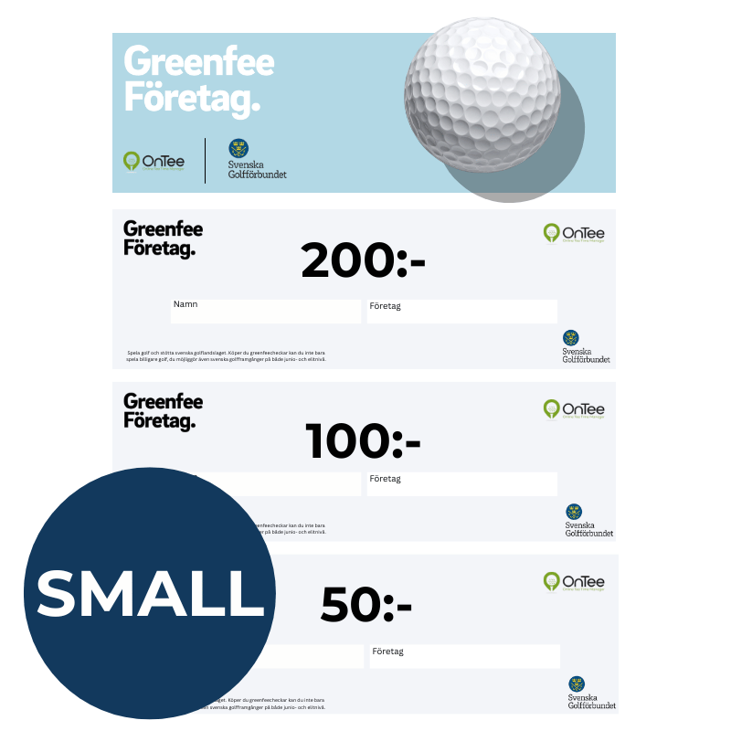 Greenfee Företag - Lilla paketet